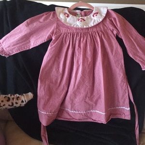 Santa Christmas smock dress size 24M
